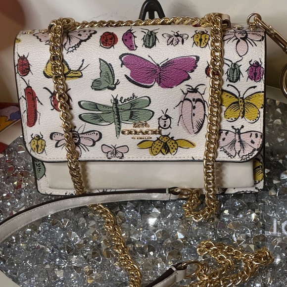 EUC - Coach Mini Klare Crossbody With Creature Print. Retail $328.00 - Picture 1 of 10